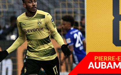 Aubameyang classé 8e meilleur footballeur du monde !