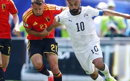 Mondial 2026 : l'Égypte accroche la Belgique et se partagent les points
