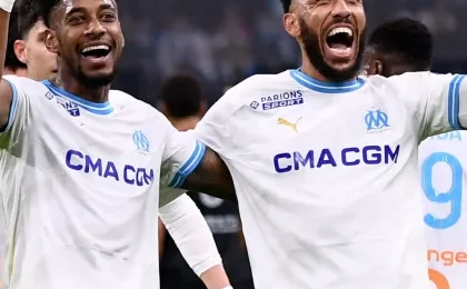 Aubameyang en feu face à Montpellier, les Phocéens retrouvent le sourire en Ligue 1