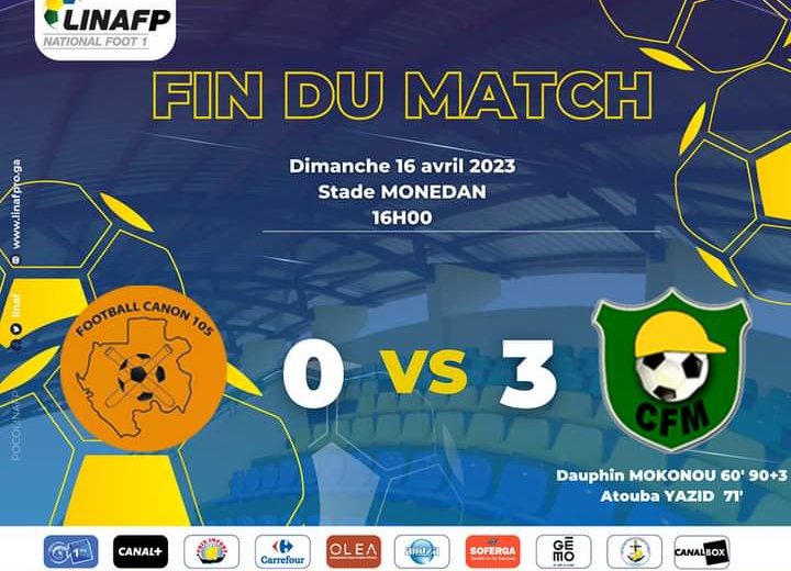 National Foot 1 : logique victoire du CF Mounana sur le FC 105