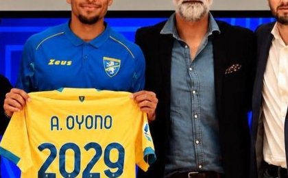 Serie A : Anthony Oyono prolongé jusqu'en 2029 par Frosinone