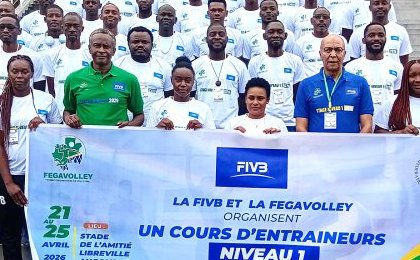 Volleyball : 32 encadreurs gabonais à l'école de la FIVB pour élever le niveau national