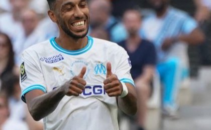 Ligue 1 : Aubameyang débloque son compteur avec l'OM par un doublé