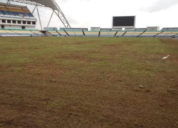 Stade d'Angondjé : Une nouvelle pelouse pour un retour des Panthères en 2026