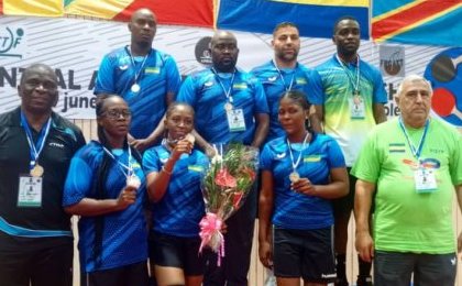 Le Gabon brille aux championnats d'Afrique centrale de tennis de table à Yaoundé