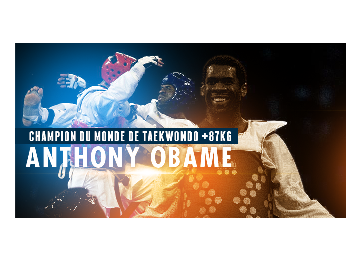 Anthony Obame médaillé d'or au championnat du monde de Taekwondo