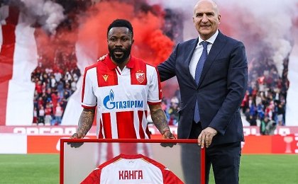 Football : Guelor Kanga, l'étoile gabonaise qui a conquis Belgrade