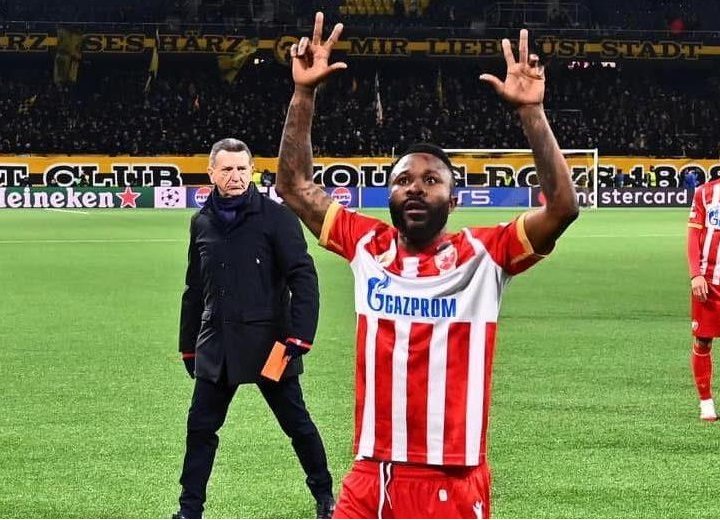 UEFA Champions league : Guélor Kanga offre une victoire de prestige à l'Étoile Rouge