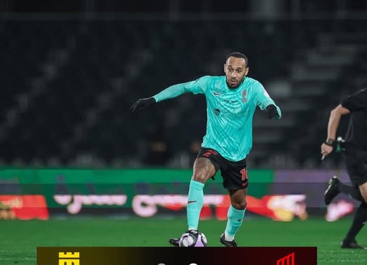 Arabie Saoudite : Aubameyang passeur décisif lors de la victoire d'Al Qadsiah contre Al Orubah