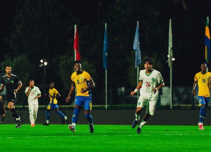 Amical U17 : le Gabon prend l'eau face au Maroc et s'incline 6-0 à Salé