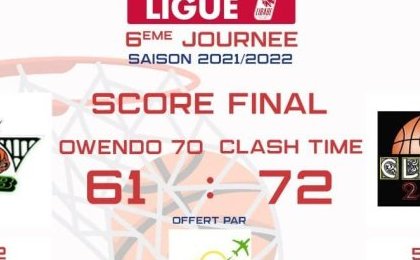 Championnat de basket de l'Estuaire : Clash-Time demeure invaincu