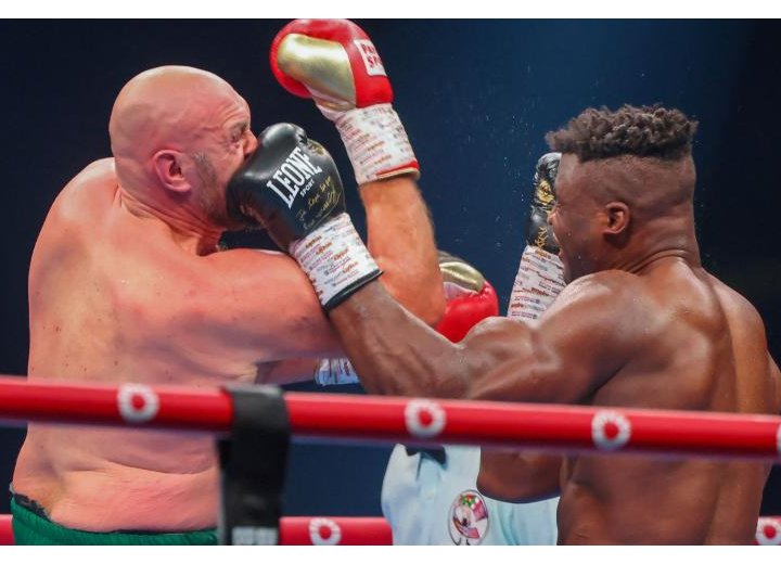 Boxe anglaise : Francis Ngannou perd de justesse face à Tyson Fury