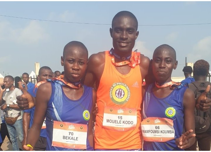 10 KM-POG : Les Forces de police gabonaise dominent l'épreuve