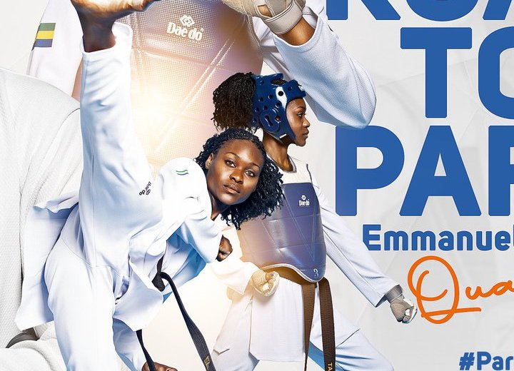 La taekwondoïste gabonaise Emmanuelle Atora file aux JO de Paris
