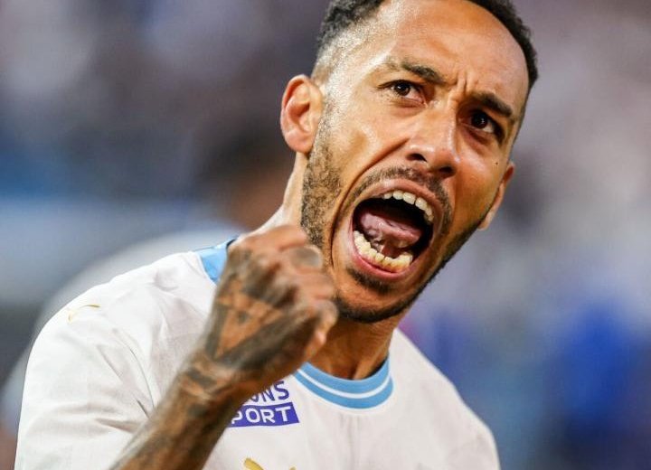 OM : Pierre Emérick Aubameyang désigné joueur du mois de mars