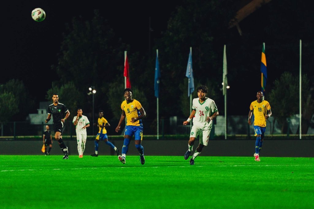 Amical U17 : le Gabon prend l'eau face au Maroc et s'incline 6-0 à Salé