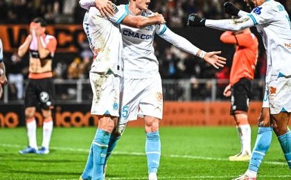 Ligue 1 : Face à Lorient, Aubameyang offre un Noël avant l'heure aux supporters de l'OM